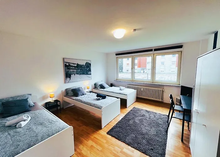 公寓 Homes Of Ruhr - Monteurwohnung Foerderturm 马尔